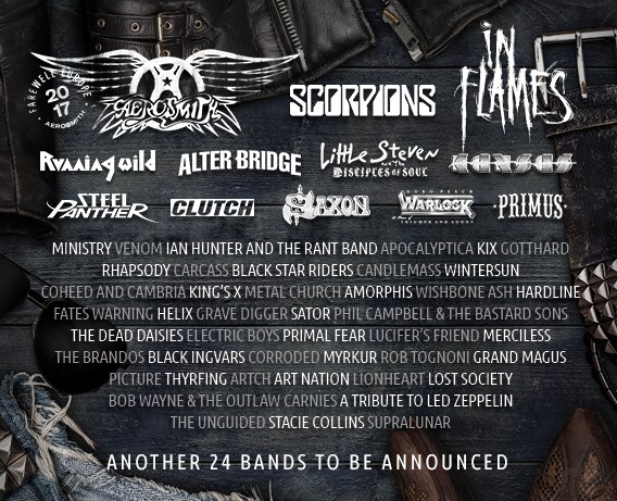 Sweden Rock Festival 7-10 Juni 2017